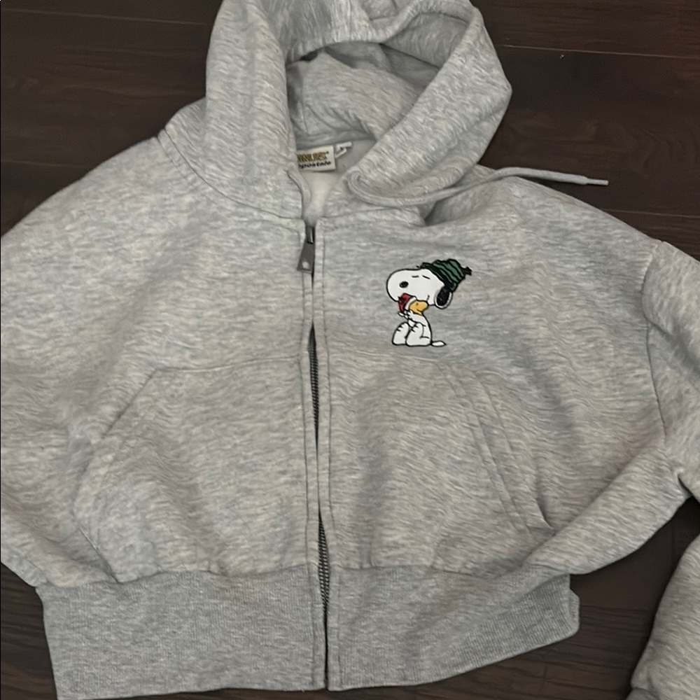 Aeropostale Gray Jacket Full-Zip Casual Wear
